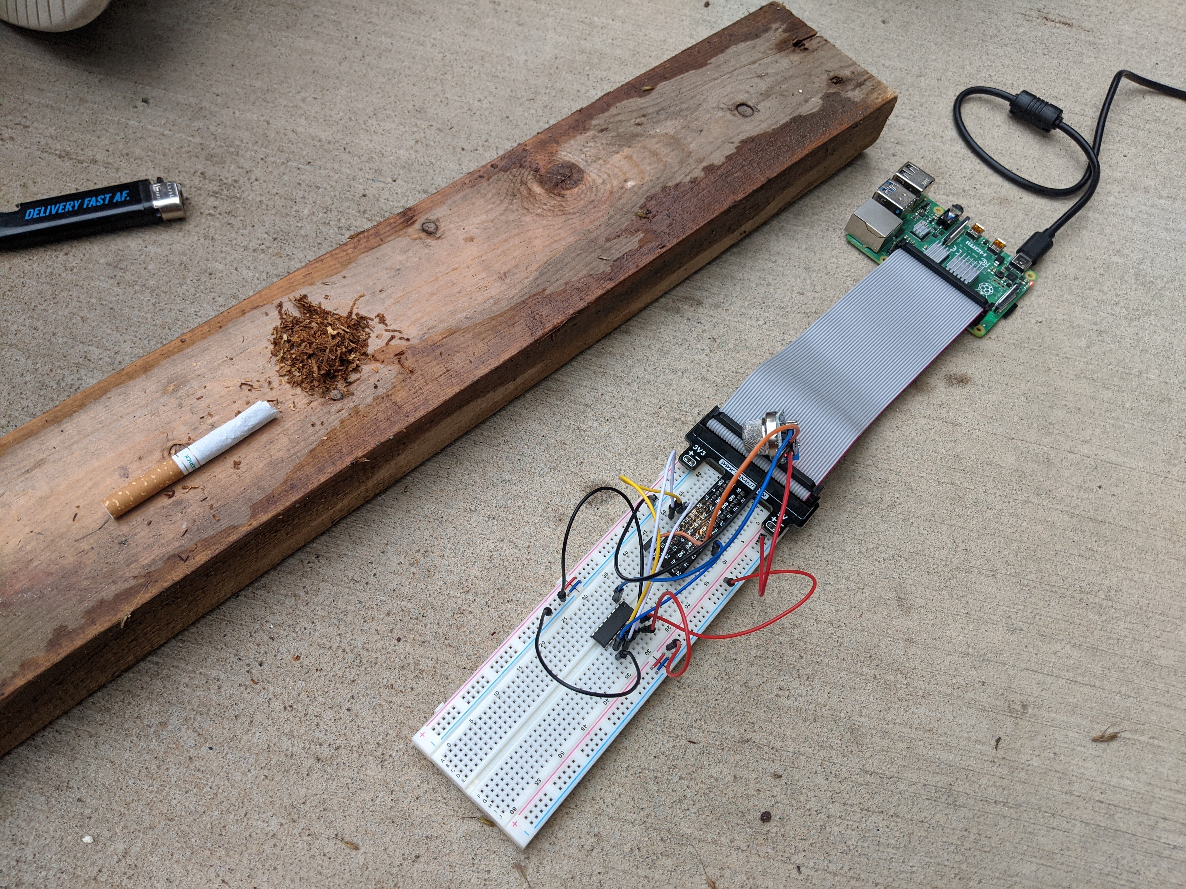 MQ2 sensor testing